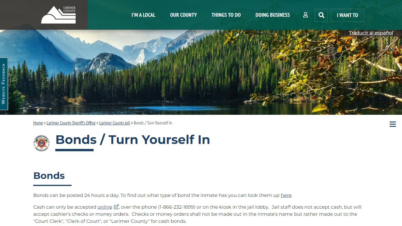 Bonds / Turn Yourself In | Larimer County